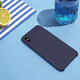 Smooth Shockproof Liquid Silicone Rubber Back Cover Protective Case for iPhone XS Max