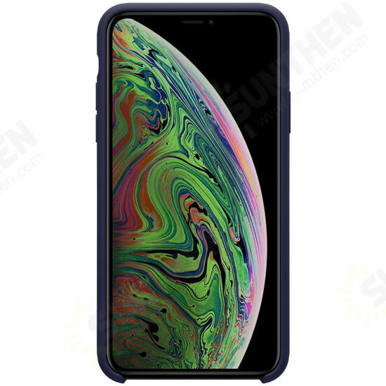 Smooth Shockproof Soft Liquid Silicone Rubber Back Cover Protective Case for iPhone 11 Pro 5.8 inch