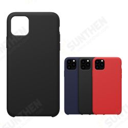 Smooth Shockproof Soft Liquid Silicone Rubber Back Cover Protective Case for iPhone 11 Pro 5.8 inch Smooth Shockproof Soft Liquid Silicone Rubber Back Cover Protective Case for iPhone 11 Pro 5.8 inch