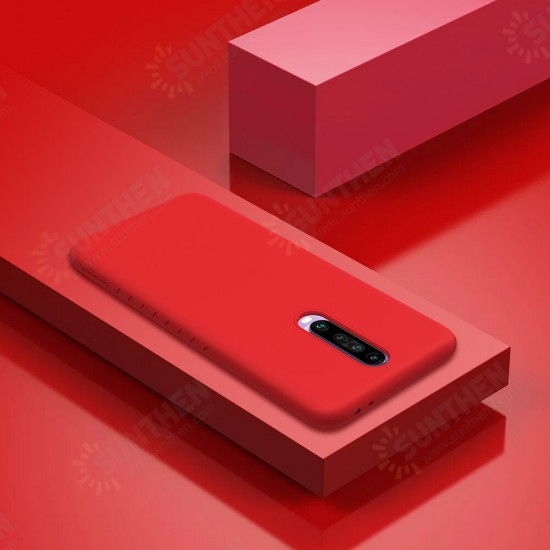 Smooth Shockproof Soft Rubber Wrapped Silicone Protective Case for Xiaomi Redmi K30 Non-original