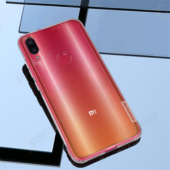 Transparent Shockproof Anti-slip Soft TPU Back Cover Protective Case for Xiaomi Mi Play Non-original