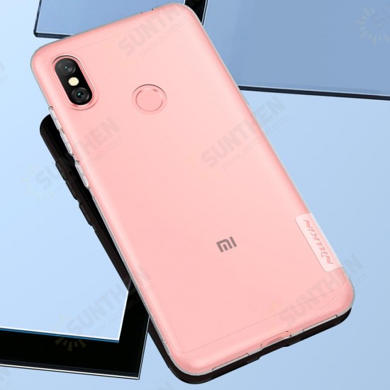 Transparent Shockproof Soft TPU Back Cover Protective Case for Xiaomi Redmi Note 6 Pro Non-original