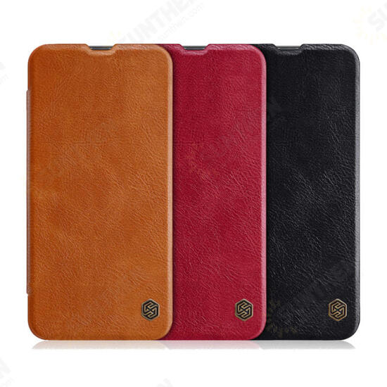 Vintage Flip Card Holder PC Bumper PU Leather Protective Case for Samsung Galaxy A40 2019