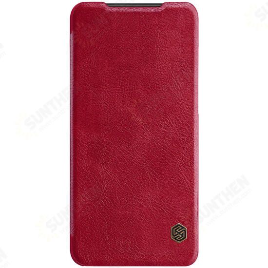 Qin Series Vintage Flip Card Slot Holder PC Bumper PU Leather Protective Case for Xiaomi Mi9 Mi 9 Pro 5G Version 6.39 inch