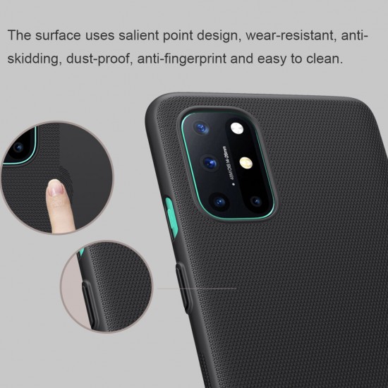 For OnePlus 8T Case Matte Anti-Fingerprint Anti-Scratch Shockproof Hard PC Protective Case Back Cover