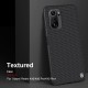 For POCO F3 Global Version Accessories Set Amazing H+PRO 9H Anti-Explosion Tempered Glass Screen Protector + Nylon Synthetic Fiber Textured Shockproof Protective Case