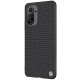 For POCO F3 Global Version Case Anti-Fingerprint Anti-Slip Nylon Synthetic Fiber Textured Shockproof Protective Case Back Cover