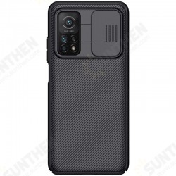 For Xiaomi Mi 10T Pro / Mi10T / Redmi K30S Case Bumper with Slide Lens Cover Shockproof Anti-Scratch TPU + PC Protective Case Non-Original