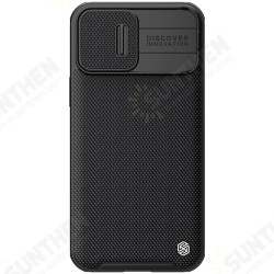 For iPhone 13/ 13 Pro/ 13 Pro Max Case Anti-Fingerprint Anti-Slip Nylon Synthetic Fiber Textured with Lens Protector Shockproof Protective Case Back Cover