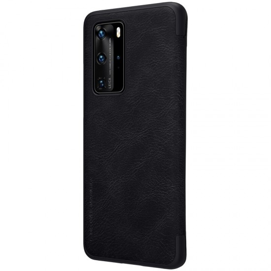 For Huawei P40 Pro Case Bumper Flip Shockproof with Card Slot Full Cover PU Leather Protective Case
