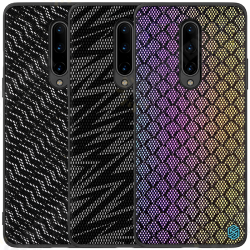 For OnePlus 8 Case Luxury Luster Twinkle Shield Woven Polyester + PU Leather Shockproof Protective Case For OnePlus 8 Case Luxury Luster Twinkle Shield Woven Polyester + PU Leather Shockproof Protective Case