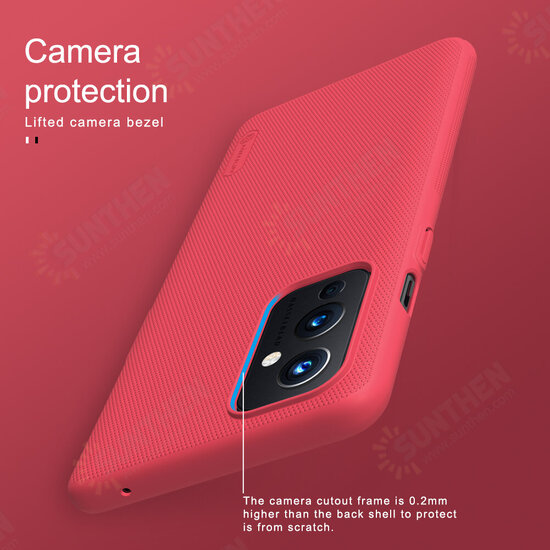 For OnePlus 9 Case Matte Anti-Fingerprint Anti-Scratch Shockproof Hard PC Protective Case Back Cover