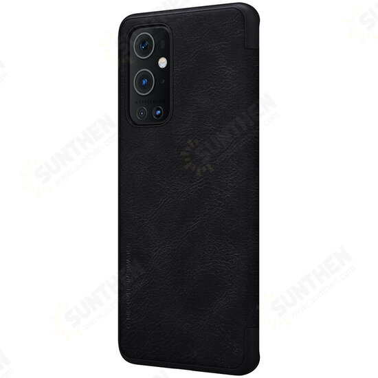 For OnePlus 9 Pro Case Bumper Flip Shockproof with Card Slot PU Leather Full Cover Protective Case