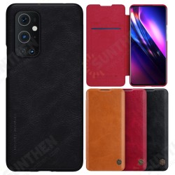 For OnePlus 9 Pro Case Bumper Flip Shockproof with Card Slot PU Leather Full Cover Protective Case