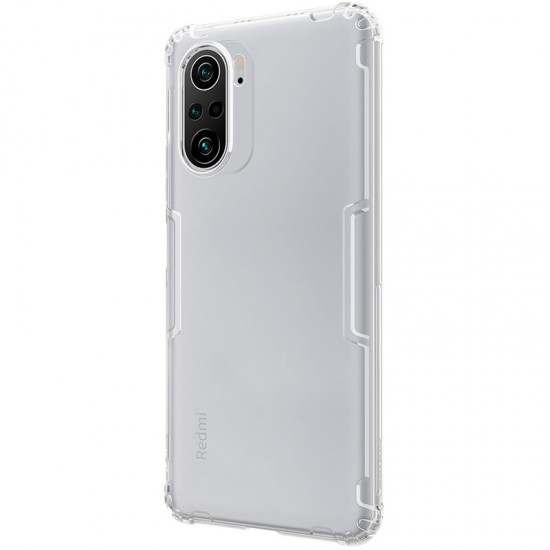 For POCO F3 Global Version Case Bumpers Natural Clear Transparent Shockproof Soft TPU Protective Case Back Cover