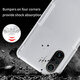 For POCO F3 Global Version Case Bumpers Natural Clear Transparent Shockproof Soft TPU Protective Case Back Cover