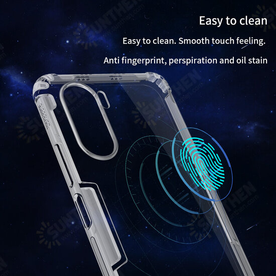 For POCO F3 Global Version Case Bumpers Natural Clear Transparent Shockproof Soft TPU Protective Case Back Cover