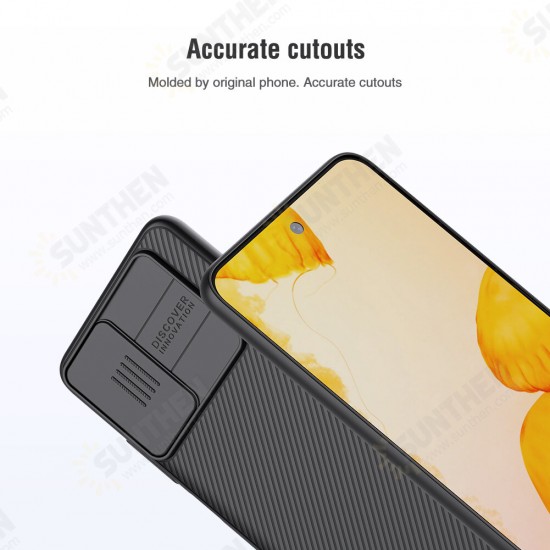 For POCO M4 Pro 5G Case Bumper with Lens Cover Shockproof Anti-Scratch TPU + PC Protective Case Non-Original