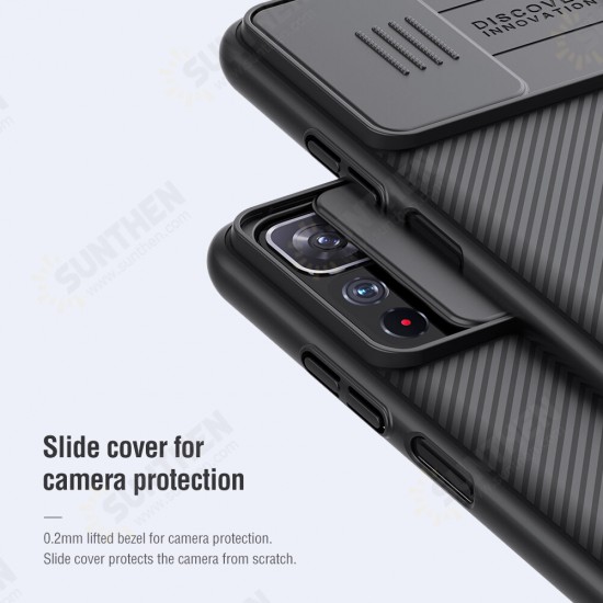 For POCO M4 Pro 5G Case Bumper with Lens Cover Shockproof Anti-Scratch TPU + PC Protective Case Non-Original