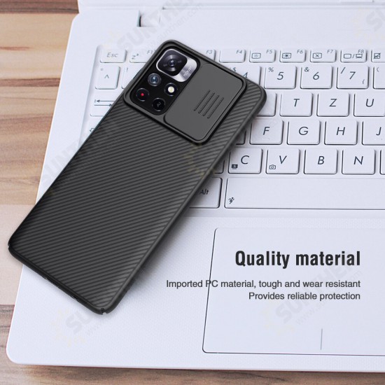 For POCO M4 Pro 5G Case Bumper with Lens Cover Shockproof Anti-Scratch TPU + PC Protective Case Non-Original