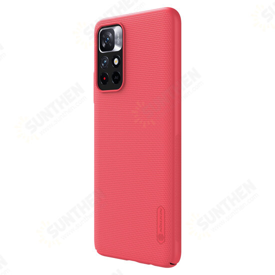 For POCO M4 Pro 5G Case Anti-Fingerprint Anti-Scratch Shockproof Hard PC Protective Case Back Cover Non-Original