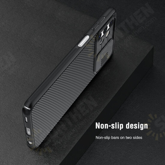 For Samsung Galaxy A32 5G Case Bumper with Lens Cover Shockproof Anti-Scratch TPU + PC Protective Case