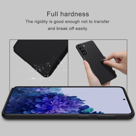 For Samsung Galaxy S21+ Case Matte Anti-Fingerprint Anti-Scratch Shockproof Hard PC Protective Case Back Cover