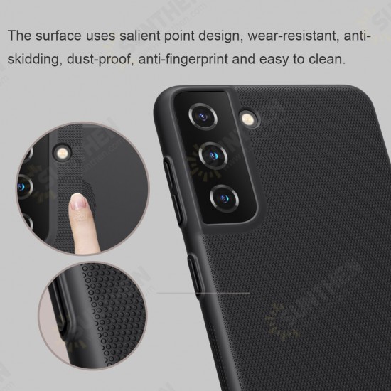 For Samsung Galaxy S21+ Case Matte Anti-Fingerprint Anti-Scratch Shockproof Hard PC Protective Case Back Cover