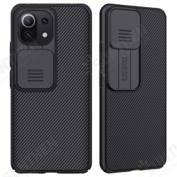 For Xiaomi Mi 11 Lite Case Bumper with Lens Cover Shockproof Anti-Scratch TPU + PC Protective Case Non-Original