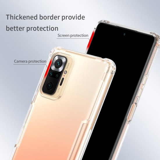 For Xiaomi Redmi Note 10 Pro/ Redmi Note 10 Pro Max Case Bumpers Natural Clear Transparent Shockproof Soft TPU Protective Case Back Cover Non-Original