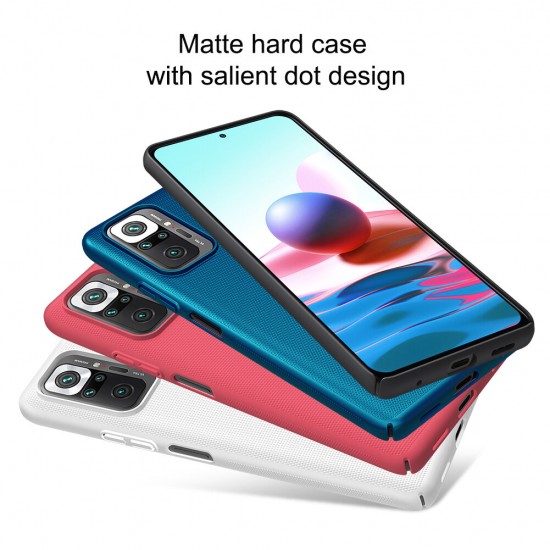 For Xiaomi Redmi Note 10 Pro/ Redmi Note 10 Pro Max Case Matte Anti-Fingerprint Anti-Scratch Shockproof Hard PC Protective Case Back Cover Non-Original