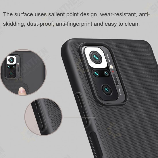 For Xiaomi Redmi Note 10 Pro/ Redmi Note 10 Pro Max Case Matte Anti-Fingerprint Anti-Scratch Shockproof Hard PC Protective Case Back Cover Non-Original