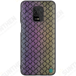 For Xiaomi Redmi Note 9S / Redmi Note 9 Pro / Redmi Note 9 Pro Max Case Luxury Luster Twinkle Shield Woven Polyester + PU Leather Shockproof Protective Case Non-original For Xiaomi Redmi Note 9S / Redmi Note 9 Pro / Redmi Note 9 Pro Max Case Luxury Luster Twinkle Shield Woven Polyester + PU Leather Shockproof Protective Case Non-original