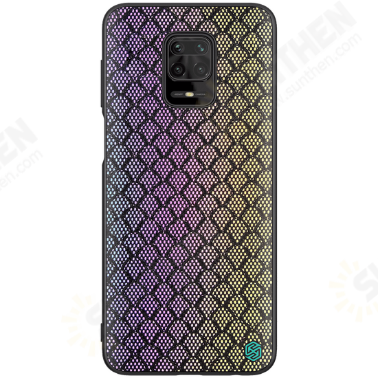 For Xiaomi Redmi Note 9S / Redmi Note 9 Pro / Redmi Note 9 Pro Max Case Luxury Luster Twinkle Shield Woven Polyester + PU Leather Shockproof Protective Case Non-original For Xiaomi Redmi Note 9S / Redmi Note 9 Pro / Redmi Note 9 Pro Max Case Luxury Luster Twinkle Shield Woven Polyester + PU Leather Shockproof Protective Case Non-original