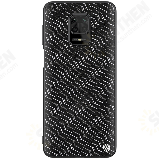 For Xiaomi Redmi Note 9S / Redmi Note 9 Pro / Redmi Note 9 Pro Max Case Luxury Luster Twinkle Shield Woven Polyester + PU Leather Shockproof Protective Case Non-original For Xiaomi Redmi Note 9S / Redmi Note 9 Pro / Redmi Note 9 Pro Max Case Luxury Luster Twinkle Shield Woven Polyester + PU Leather Shockproof Protective Case Non-original