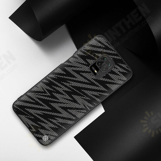For Xiaomi Redmi Note 9S / Redmi Note 9 Pro / Redmi Note 9 Pro Max Case Luxury Luster Twinkle Shield Woven Polyester + PU Leather Shockproof Protective Case Non-original For Xiaomi Redmi Note 9S / Redmi Note 9 Pro / Redmi Note 9 Pro Max Case Luxury Luster Twinkle Shield Woven Polyester + PU Leather Shockproof Protective Case Non-original