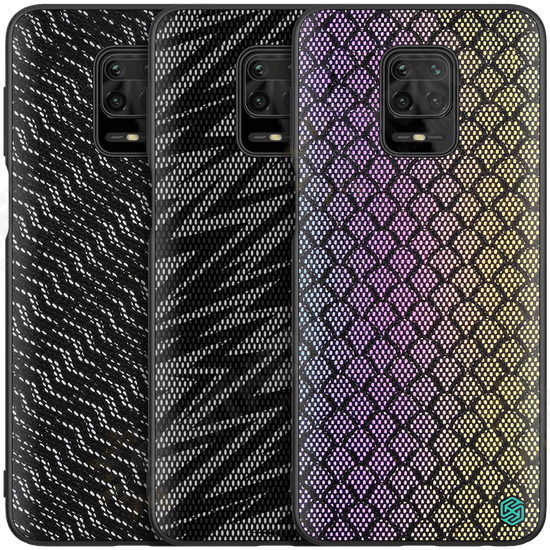 For Xiaomi Redmi Note 9S / Redmi Note 9 Pro / Redmi Note 9 Pro Max Case Luxury Luster Twinkle Shield Woven Polyester + PU Leather Shockproof Protective Case Non-original For Xiaomi Redmi Note 9S / Redmi Note 9 Pro / Redmi Note 9 Pro Max Case Luxury Luster Twinkle Shield Woven Polyester + PU Leather Shockproof Protective Case Non-original