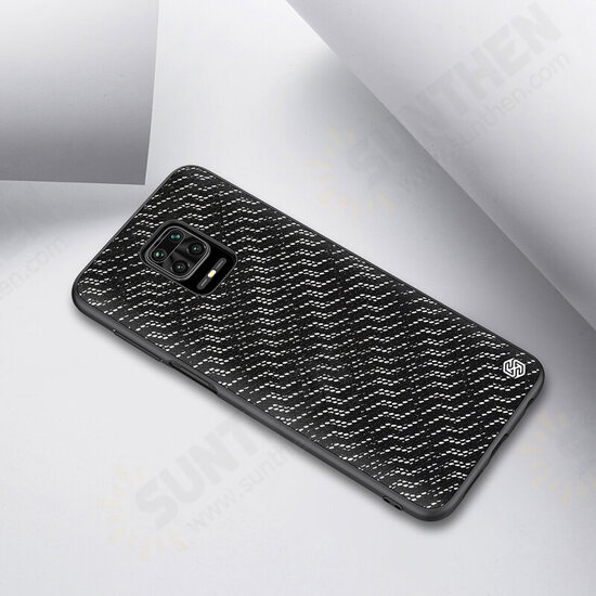 For Xiaomi Redmi Note 9S / Redmi Note 9 Pro / Redmi Note 9 Pro Max Case Luxury Luster Twinkle Shield Woven Polyester + PU Leather Shockproof Protective Case Non-original For Xiaomi Redmi Note 9S / Redmi Note 9 Pro / Redmi Note 9 Pro Max Case Luxury Luster Twinkle Shield Woven Polyester + PU Leather Shockproof Protective Case Non-original