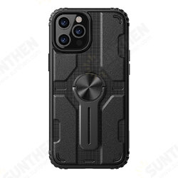 For iPhone 12 Pro Max Case Bumpers with Removable Stand Shockproof PC + TPU Protective Case