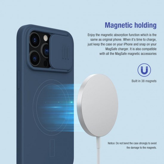 For iPhone 13 / for iPhone 13 Pro/ for iPhone 13 Pro Max Case Smooth Shockproof with Slide Lens Protector Soft Liquid Silicone Rubber Protective Case