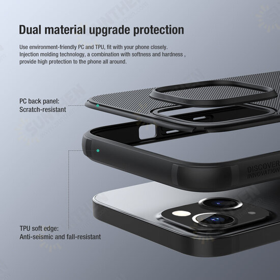 For iPhone 13 Mini/ 13/ 13 Pro/ 13 Pro Max Case Anti-Fingerprint Anti-Scratch Shockproof Hard PC Protective Case Back Cover