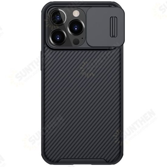 For iPhone 13 Pro Case Bumper with Lens Cover Shockproof Anti-Scratch TPU + PC Protective Case