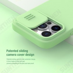 For iPhone 13 Pro Max Case Blue Smooth Shockproof with Slide Lens Protector Soft Liquid Silicone Rubber Protective Case + Amazing H+PRO 9H For iPhone 13 Pro Max Case Blue Smooth Shockproof with Slide Lens Protector Soft Liquid Silicone Rubber Protective Case + Amazing H+PRO 9H