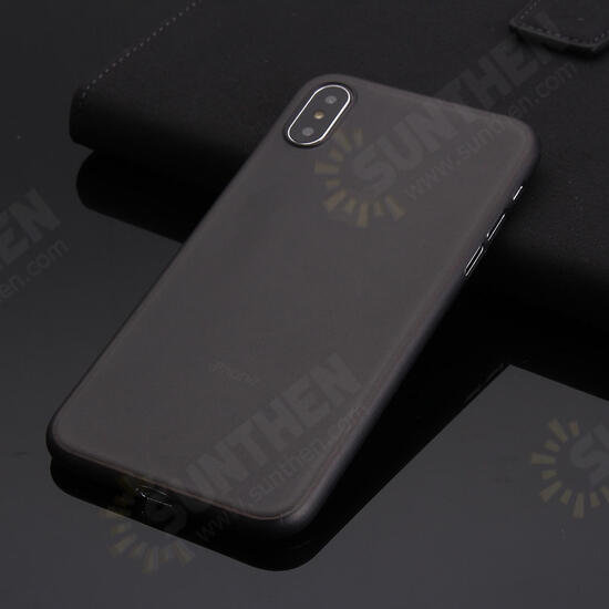 PP Ultra Thin Anti Fingerprint Protective Case for iPhone X