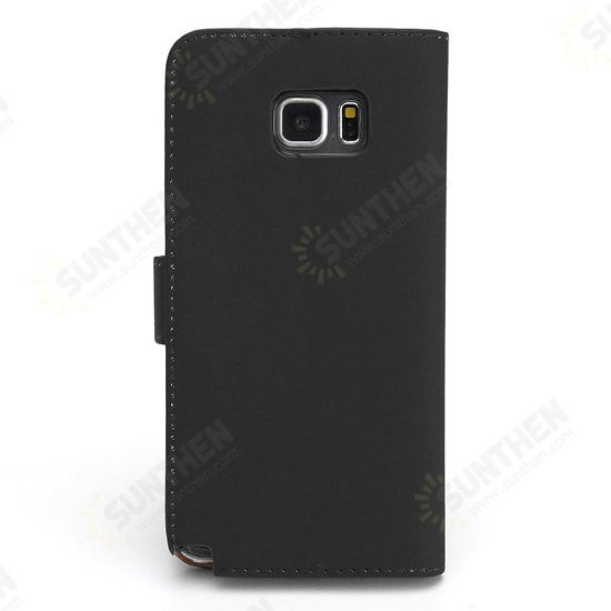 PU Leather Flip Wallet Card Slot Braceket Case For Samsung Galaxy Note 5