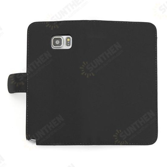 PU Leather Flip Wallet Card Slot Braceket Case For Samsung Galaxy Note 5