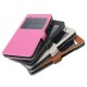 PU Leather Magnetic Flip Stand Window Case Cover Pouch Sleeve For Wiko Pulp 4G PU Leather Magnetic Flip Stand Window Case Cover Pouch Sleeve For Wiko Pulp 4G