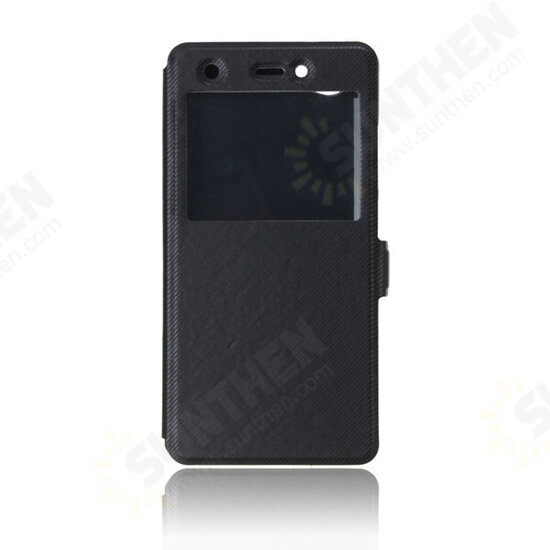 PU Leather Magnetic Flip Stand Window Case Cover Pouch Sleeve For Wiko Pulp 4G PU Leather Magnetic Flip Stand Window Case Cover Pouch Sleeve For Wiko Pulp 4G