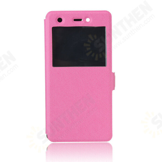 PU Leather Magnetic Flip Stand Window Case Cover Pouch Sleeve For Wiko Pulp 4G PU Leather Magnetic Flip Stand Window Case Cover Pouch Sleeve For Wiko Pulp 4G
