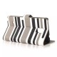 PU Stripe Wallet Leather Stand Case For Samsung Note4 N9100 PU Stripe Wallet Leather Stand Case For Samsung Note4 N9100
